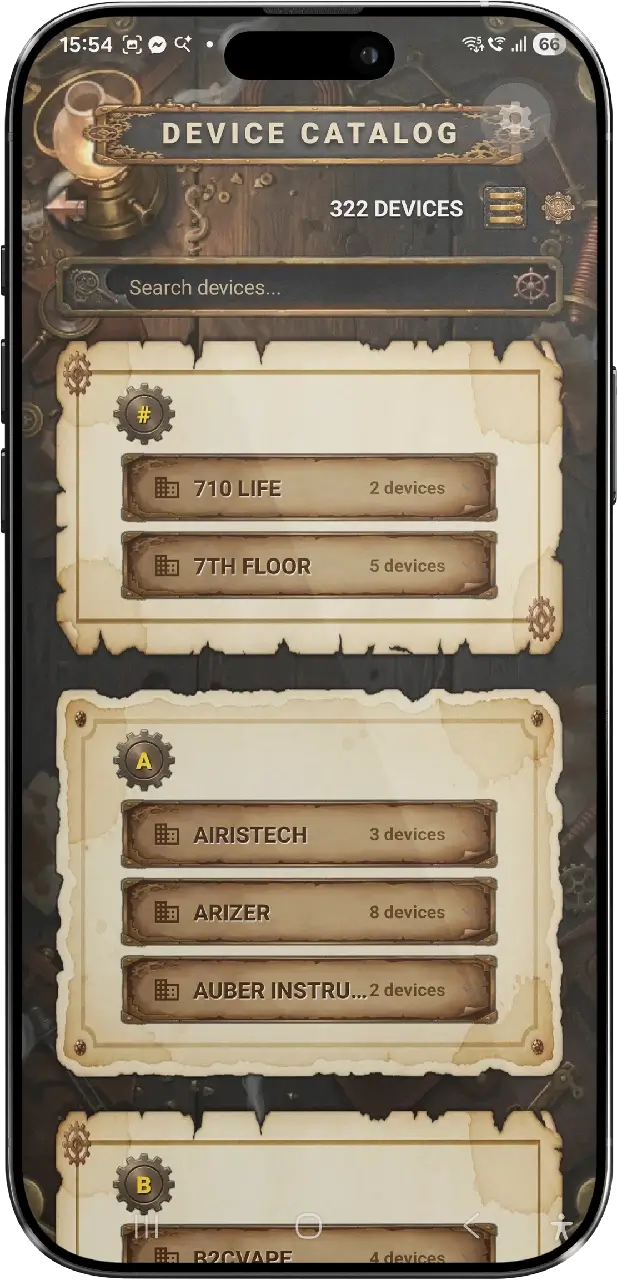 320+ Devices at Your Fingertips